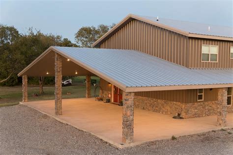 metal building house shop ideas|metal building with overhangs photo.